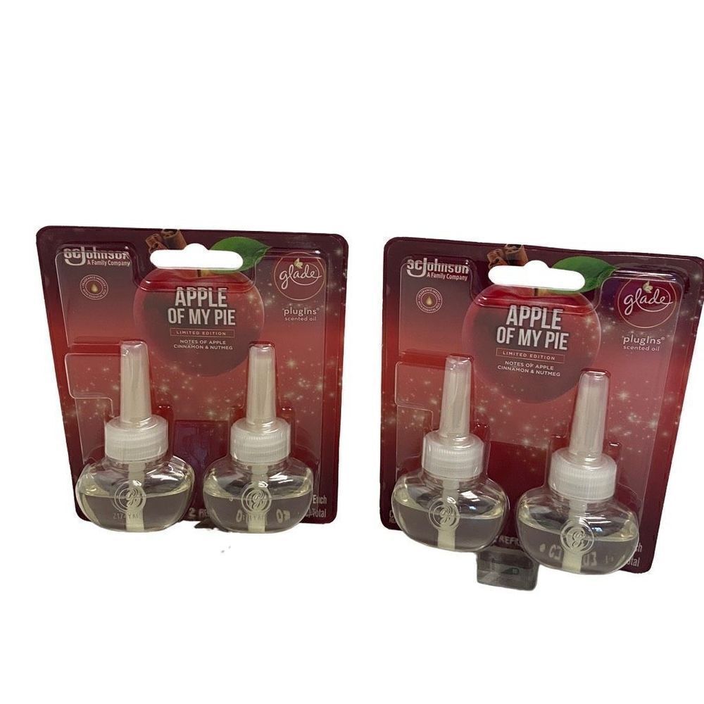 GLADE Plugins Refills Two Packs Four‎ Refills Apple Of My Pie Limited Edition